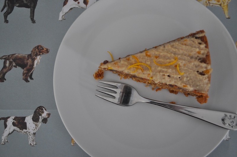 Carrot, Coconut & Walnut Cake