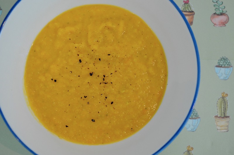 Carrot and Lentil Simple Soup