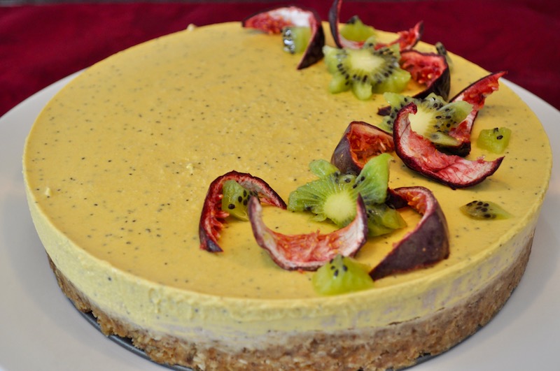 Passionfruit and Mango Tart