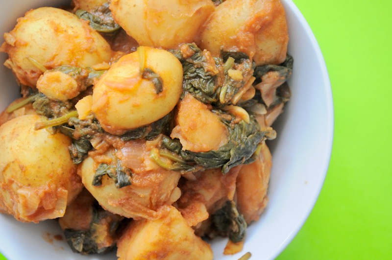 Quick Saag Aloo